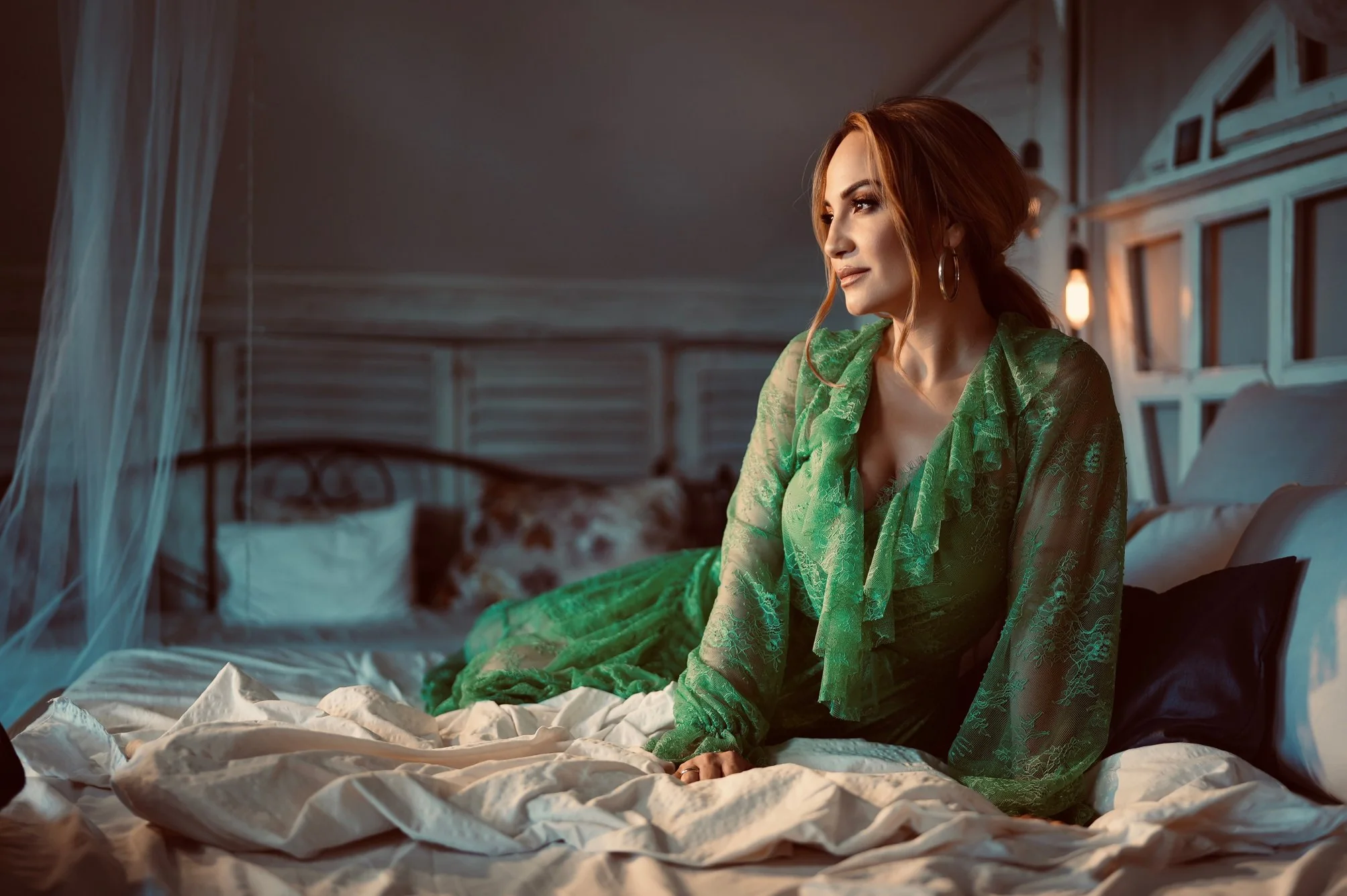 Jelena Tomašević u zelenoj haljini